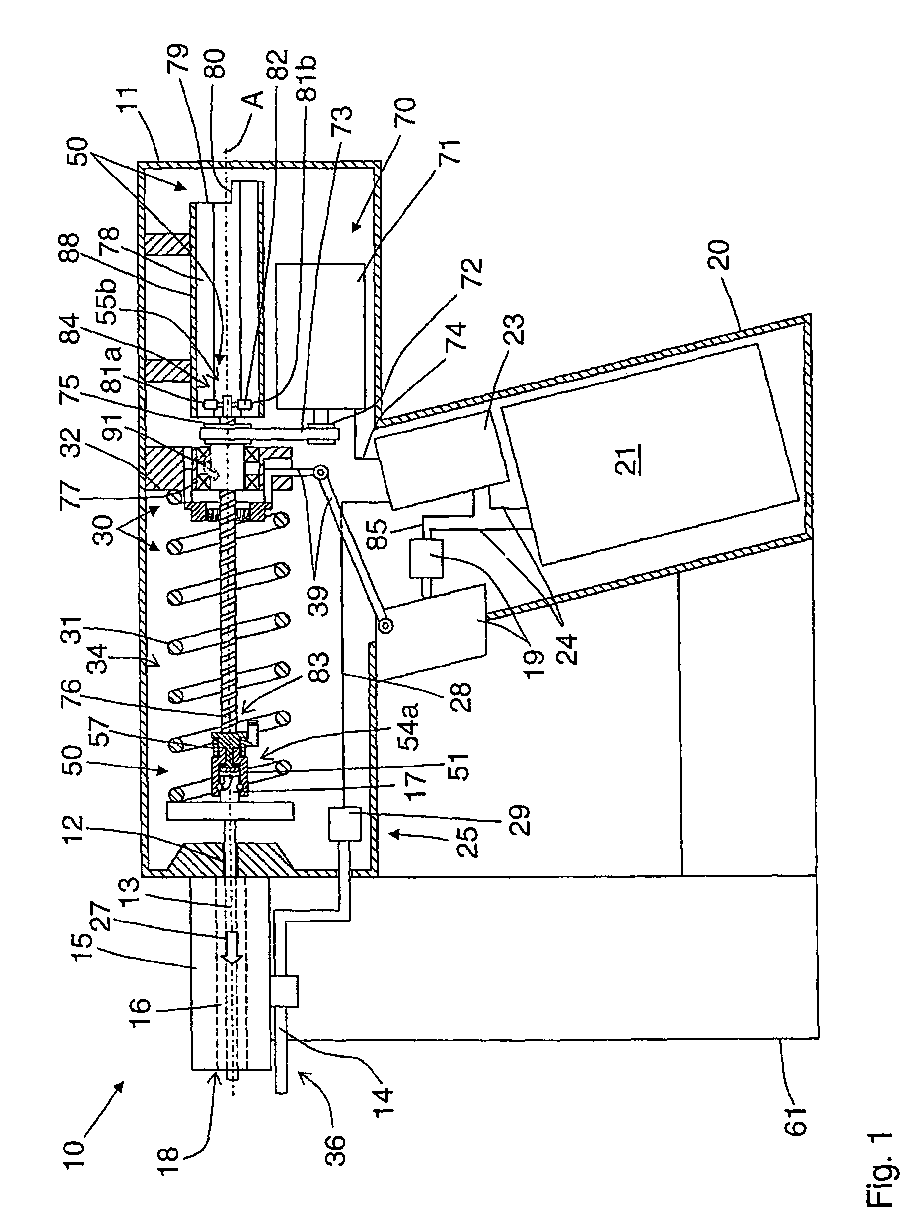 Hand-held fastener driver