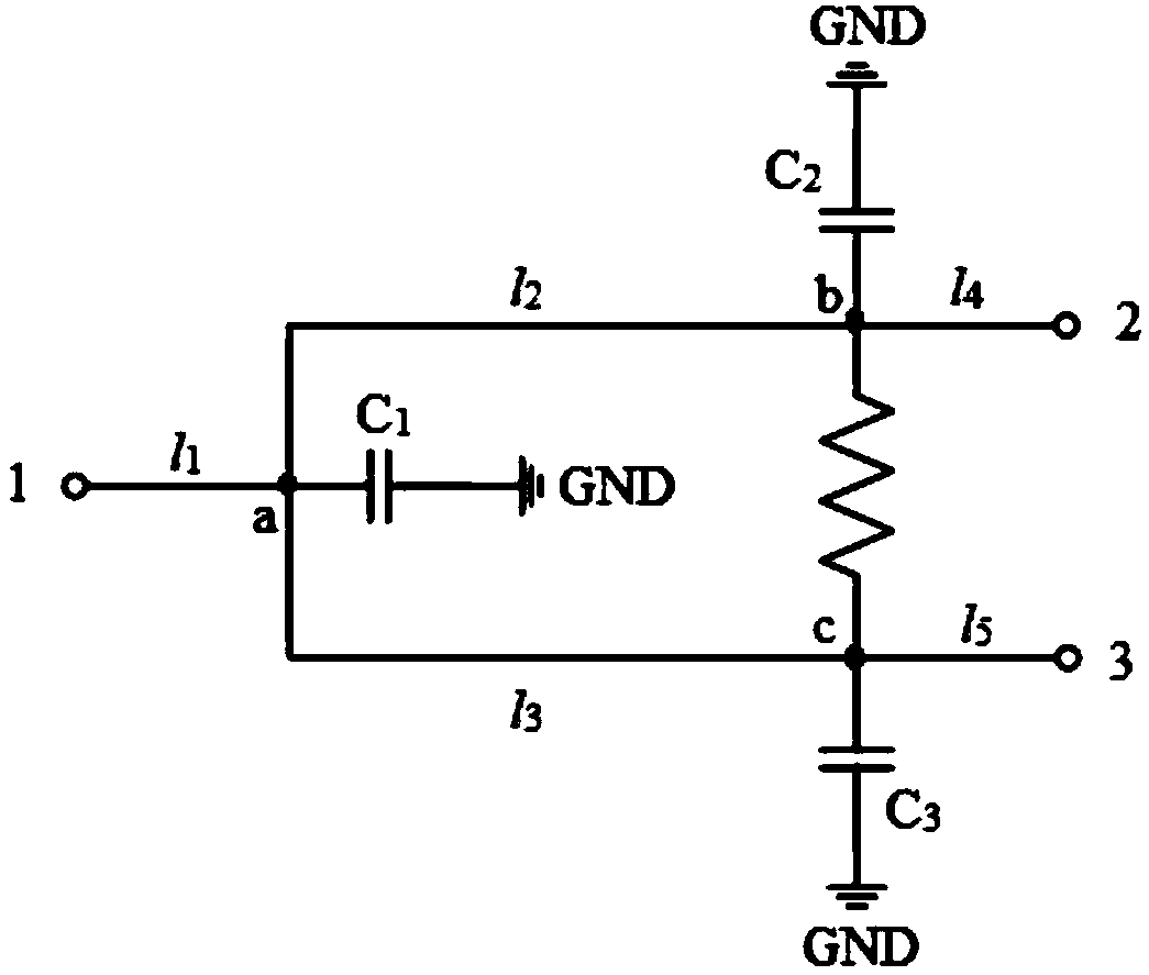 Compact Wilkinson power divider