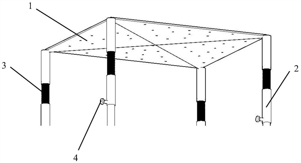 An underground automatic adjustable safety protection vehicle and its use method