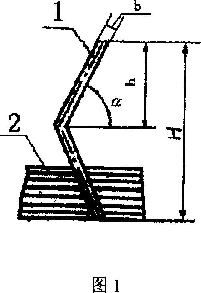 Flat clothing for refined jute tangle fiber