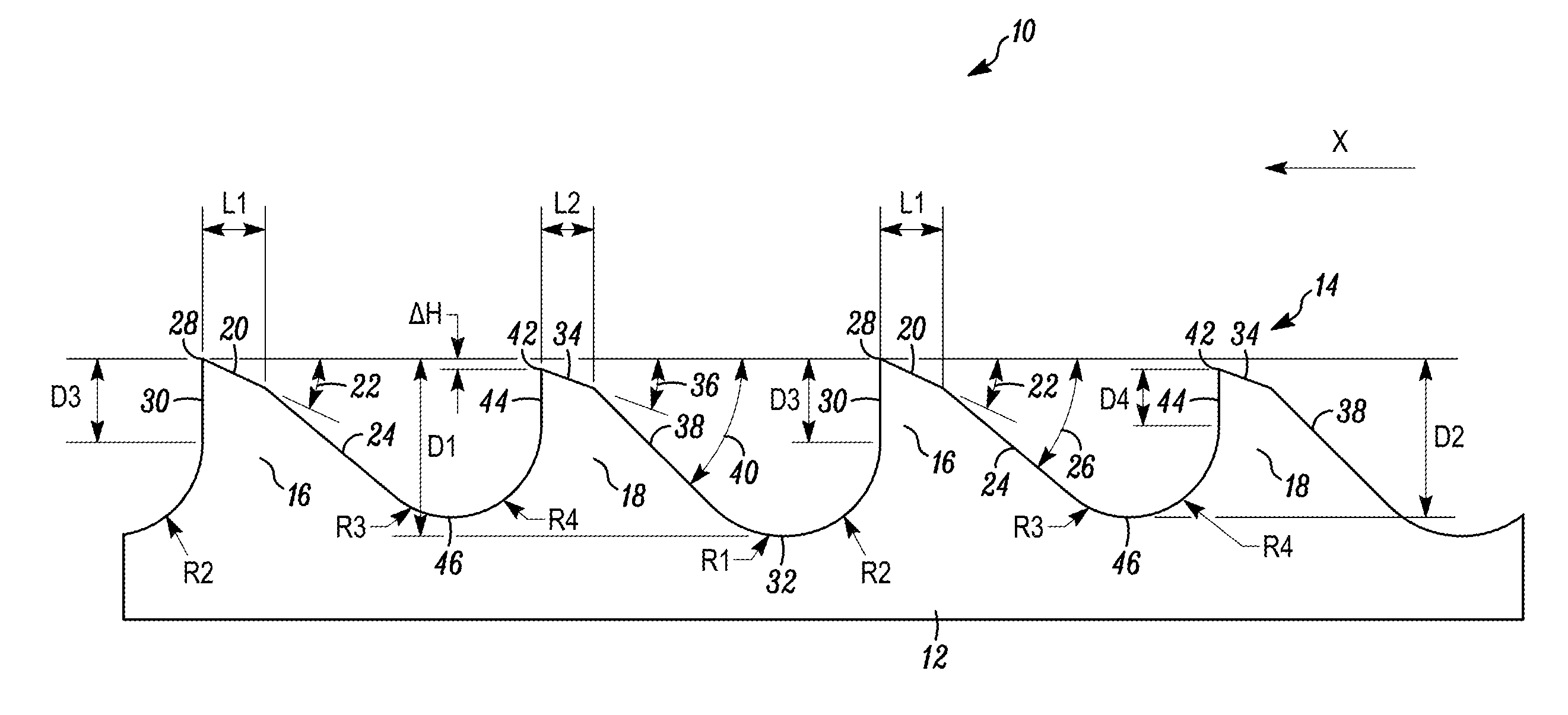 Saw blade tooth form for abusive cutting applications