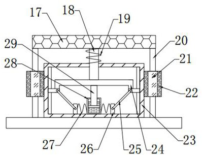 A crushing sand making machine with shock absorption function