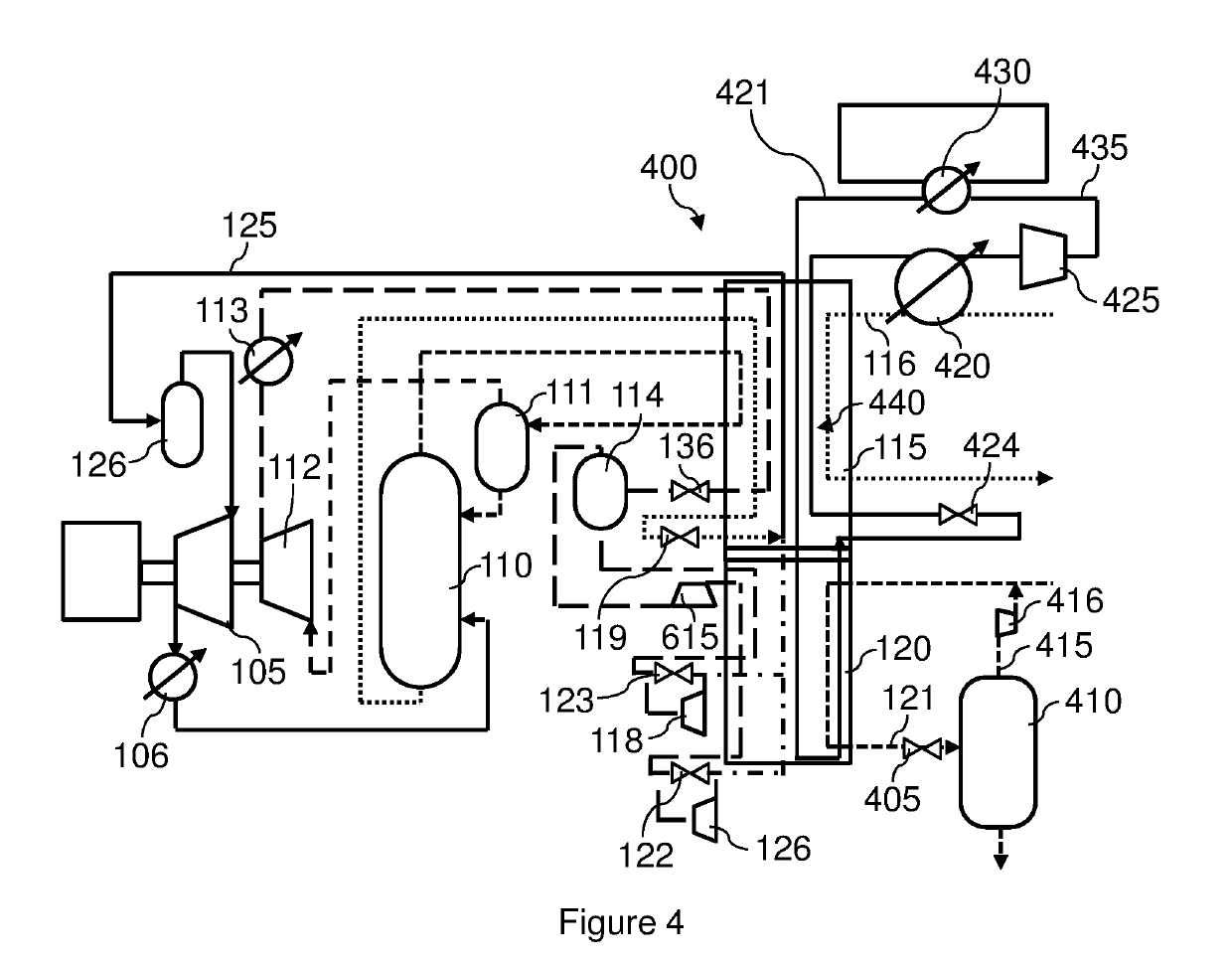 Device and method for liquefying a natural gas and ship comprising such a device