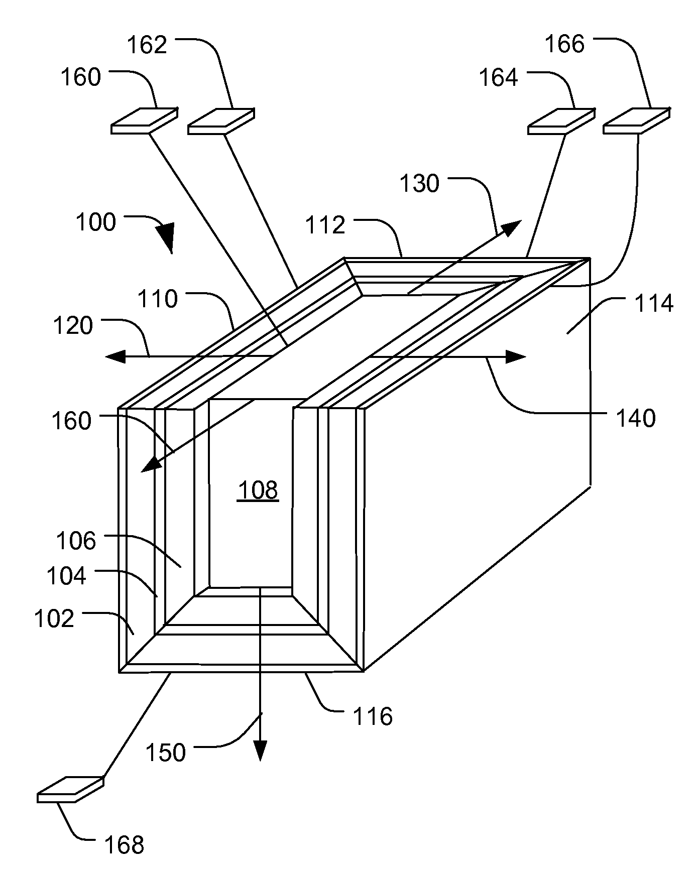 Magnetic tunnel junction cell including multiple vertical magnetic domains