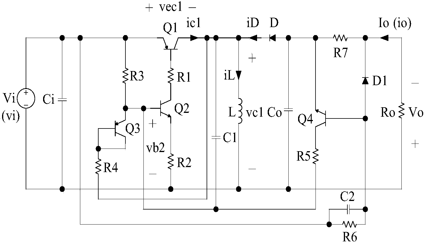 Input adaptive auto-excitation type Buck-boost converter