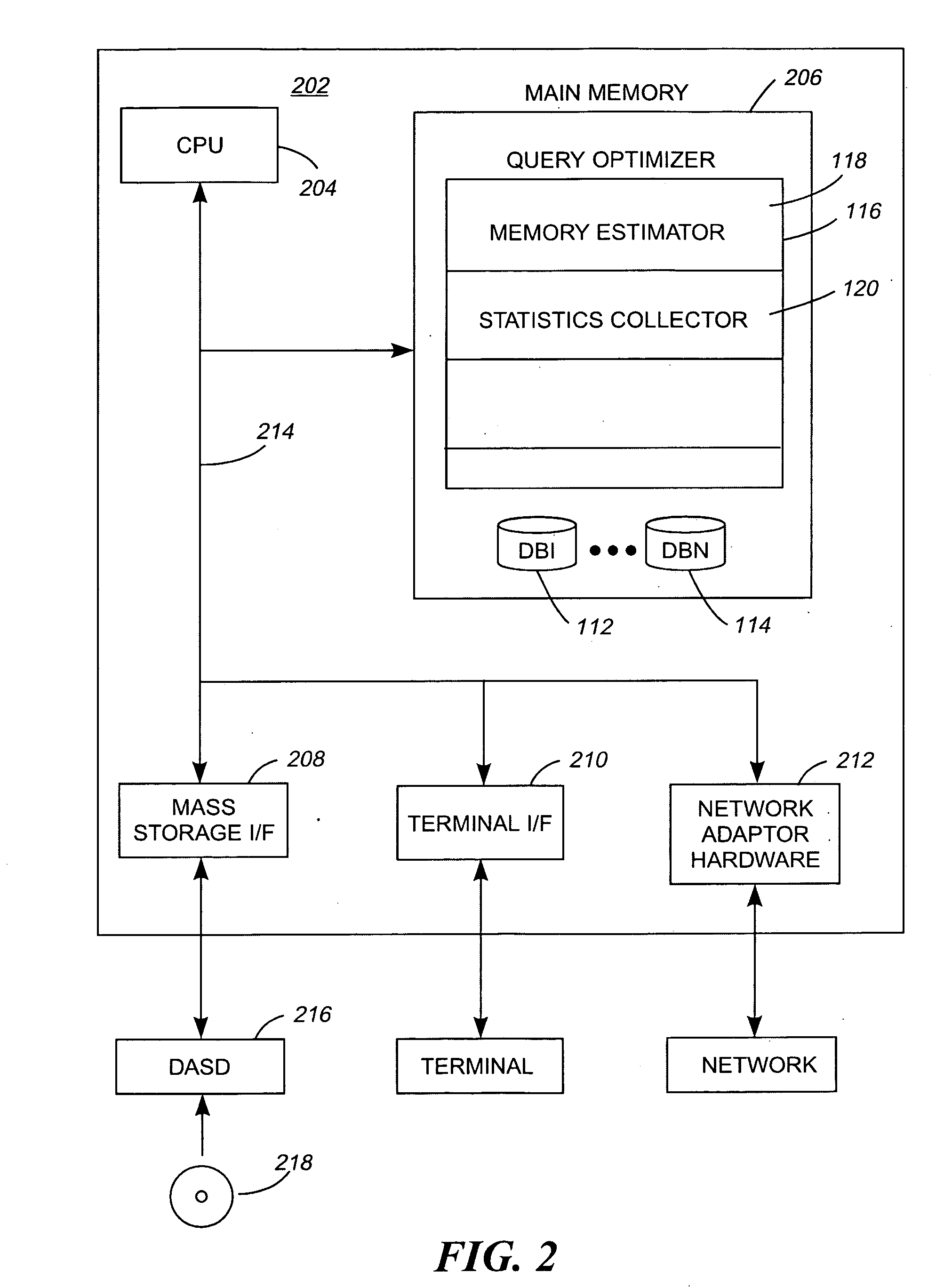 Statistics collection using path-identifiers for relational databases