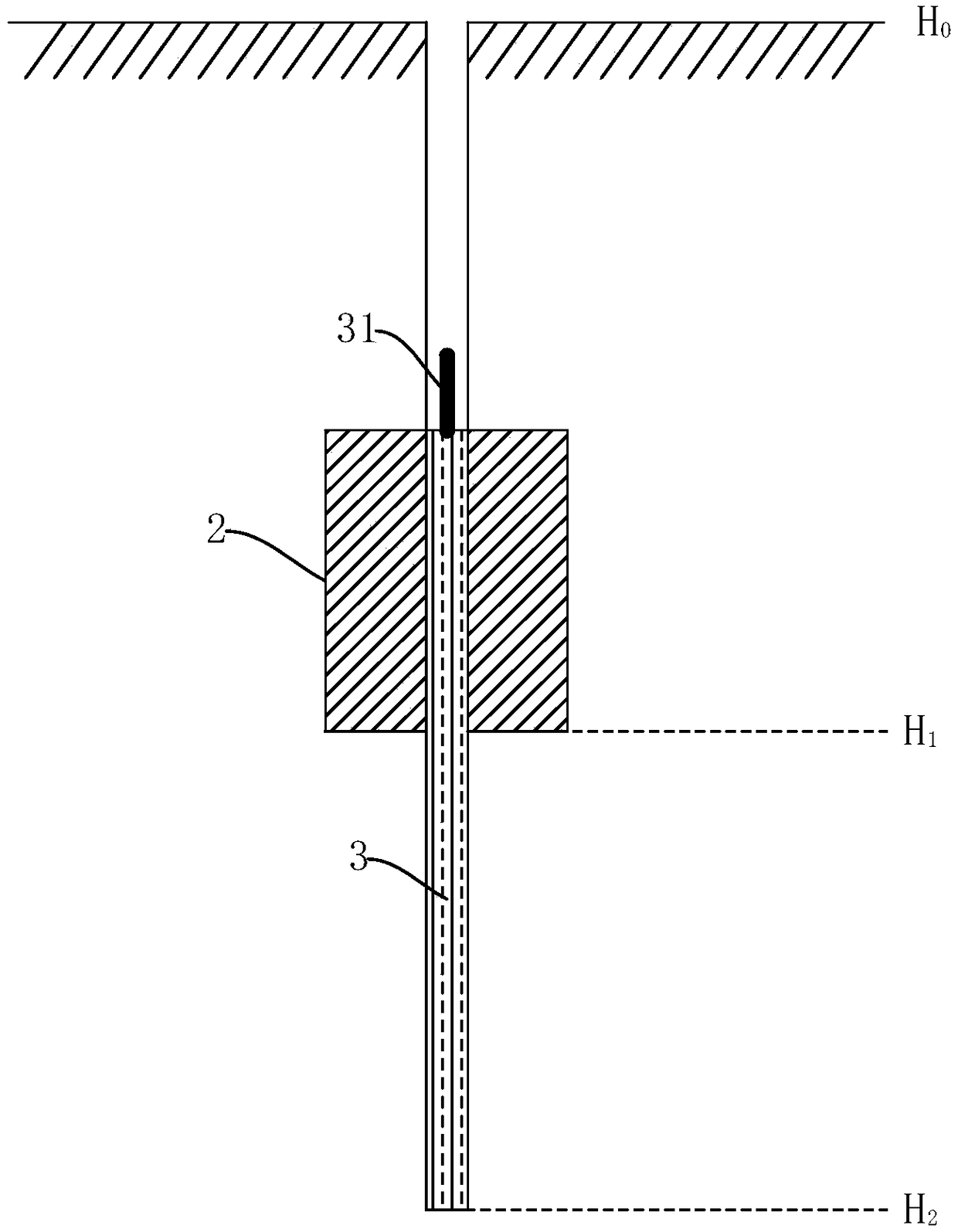 Anti-floating anchor rod construction method