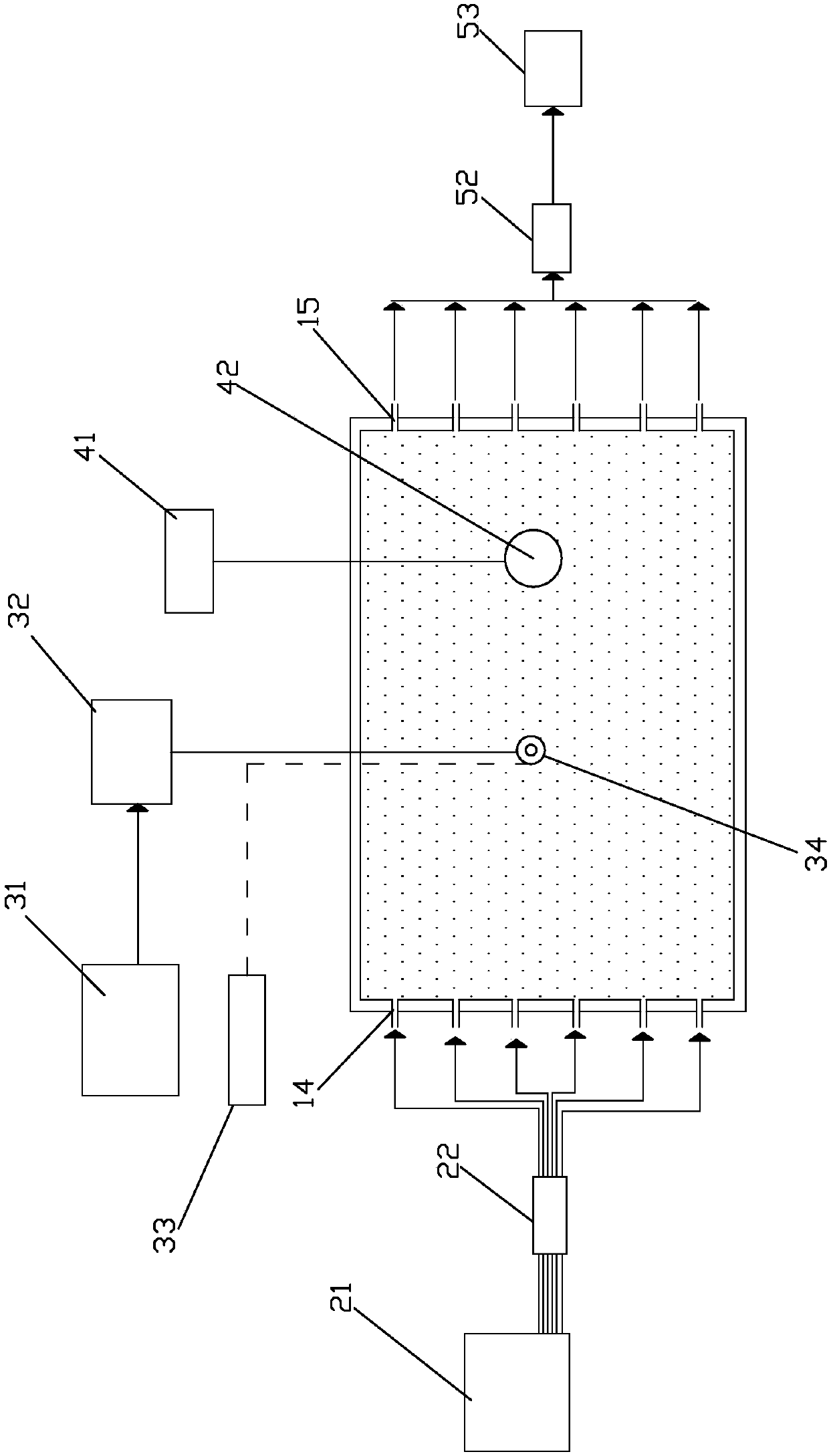 Elastic wave-assisted cement grouting water stop model test device