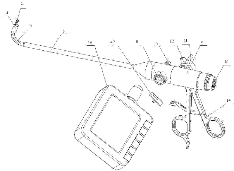 Bendable and visible surgical clamp