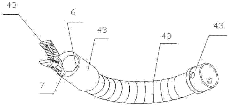 Bendable and visible surgical clamp