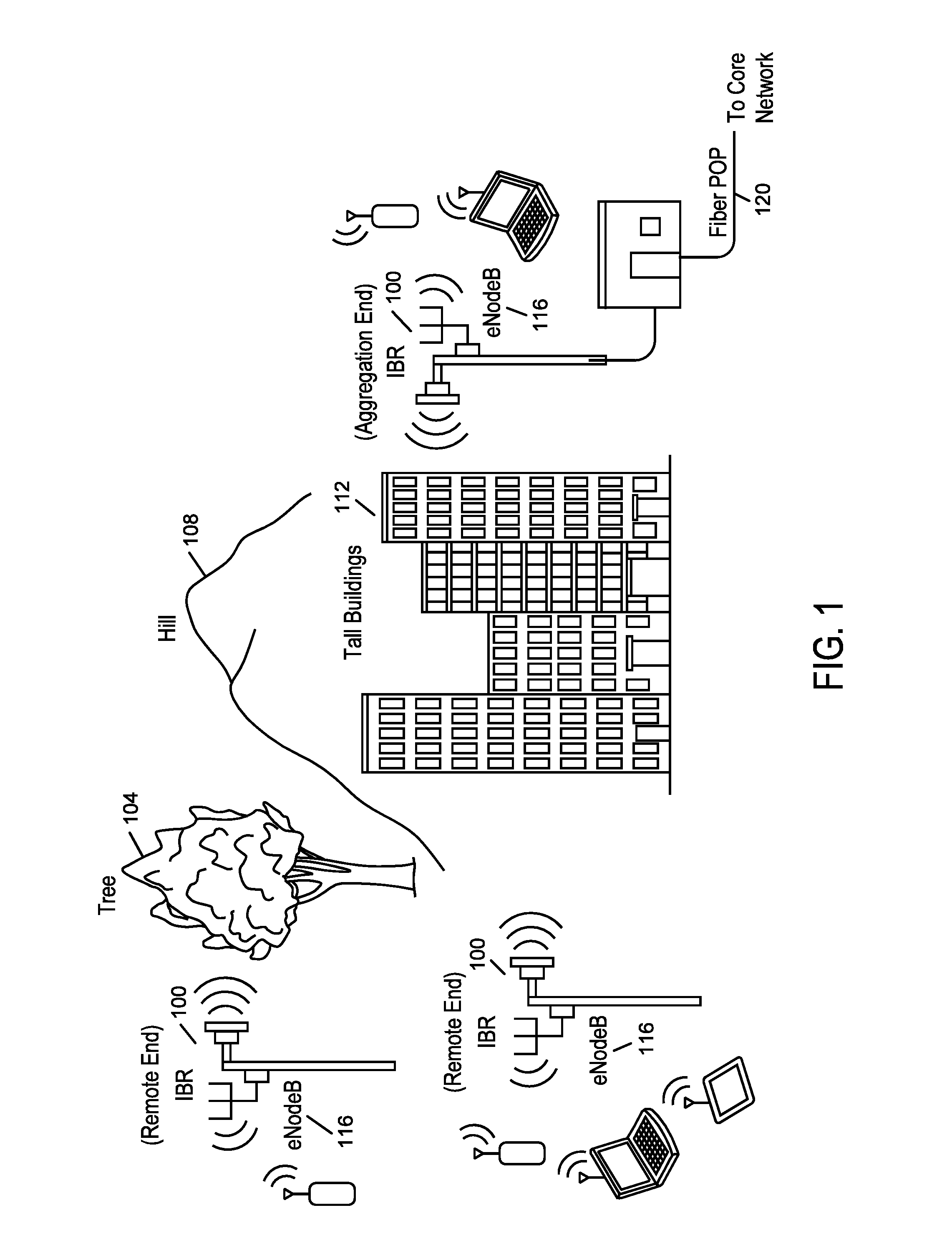 Radio transceiver with improved radar detection