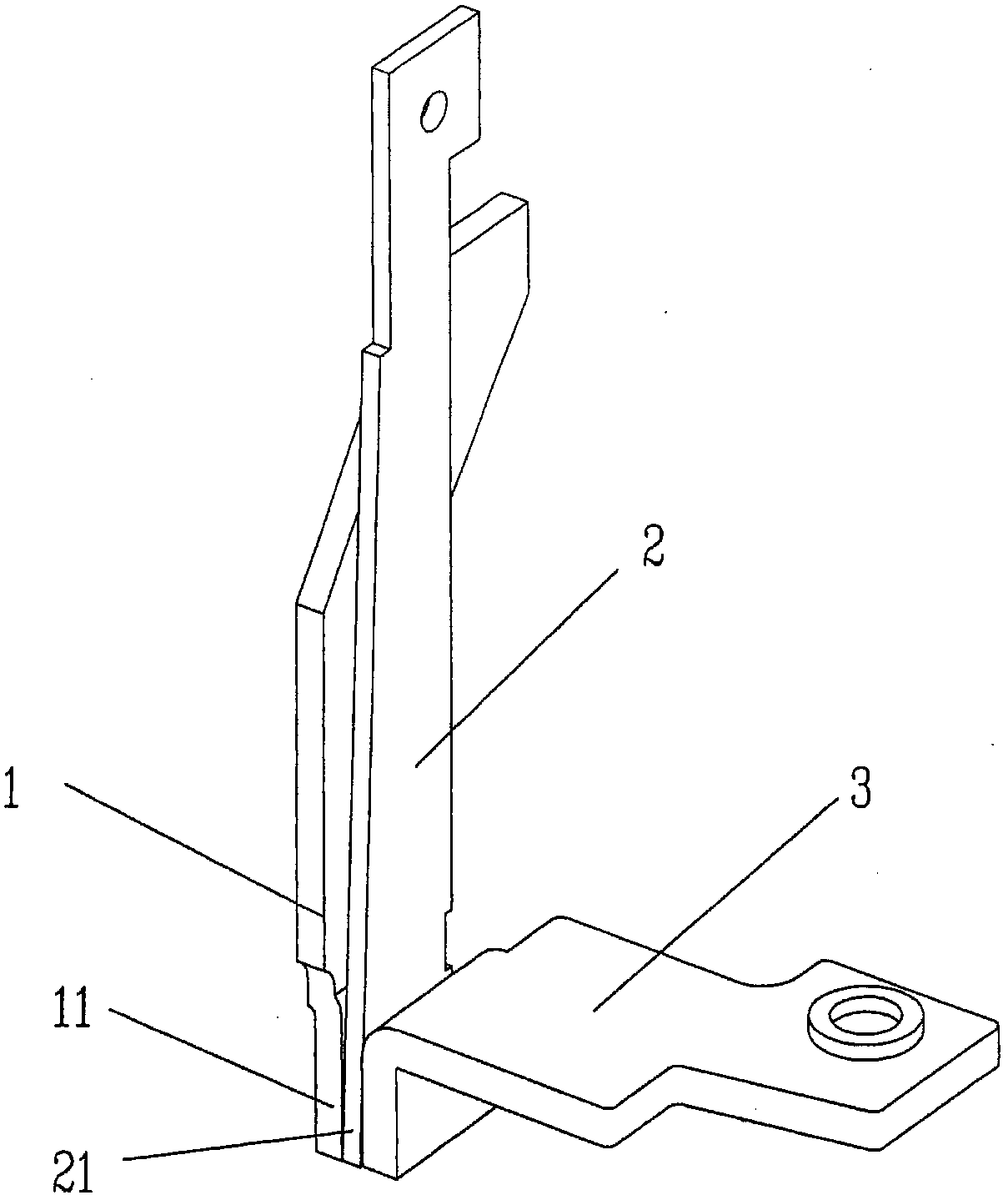 Thermal element structure of circuit breaker trip unit