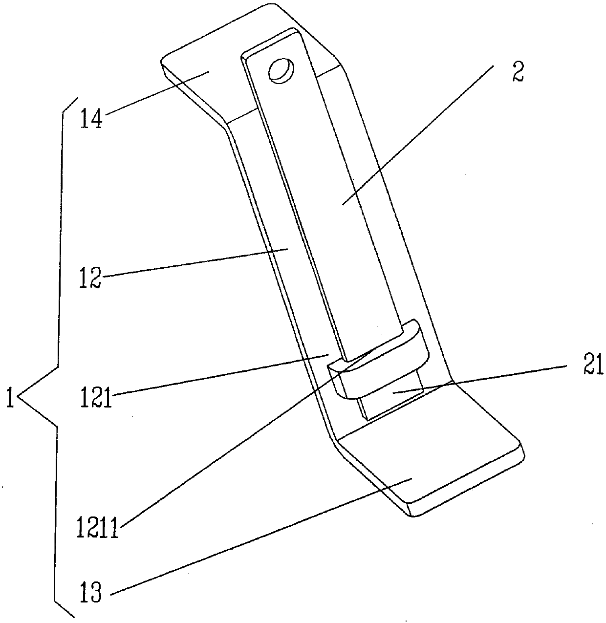 Thermal element structure of circuit breaker trip unit