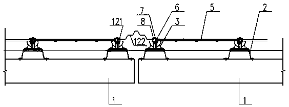 Photovoltaic integrated roof structure and construction method