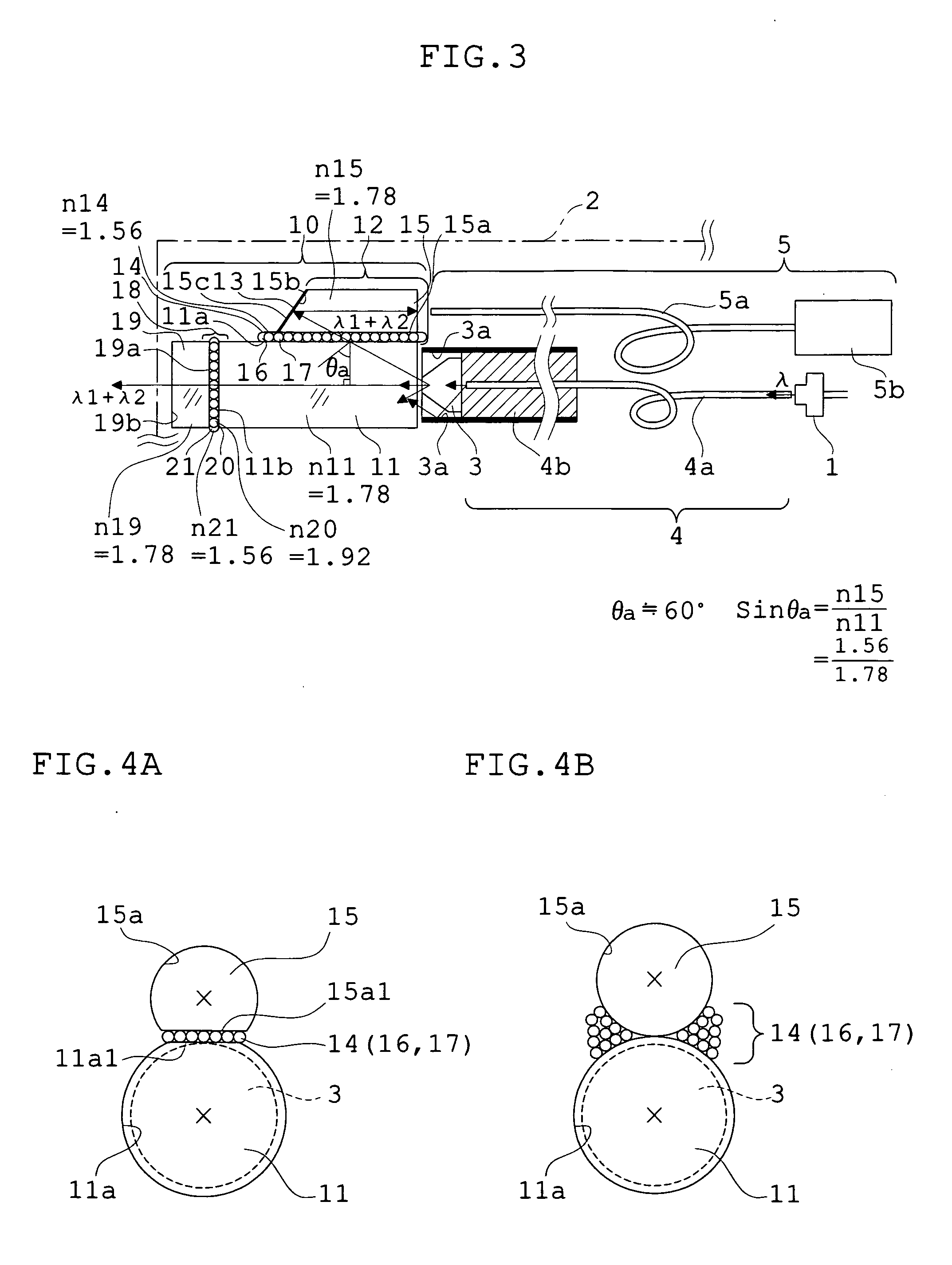 Illumination light detecting optical system and optical apparatus and endoscope apparatus provided with the same