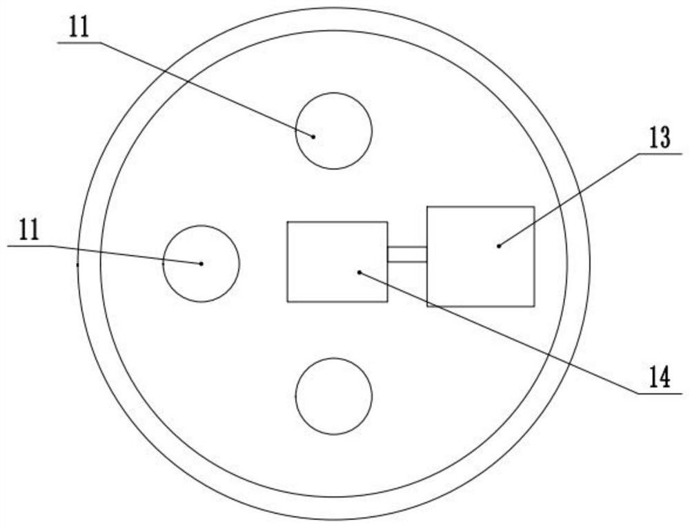 Rotary drying device for cleaning inner and outer rings of bearing