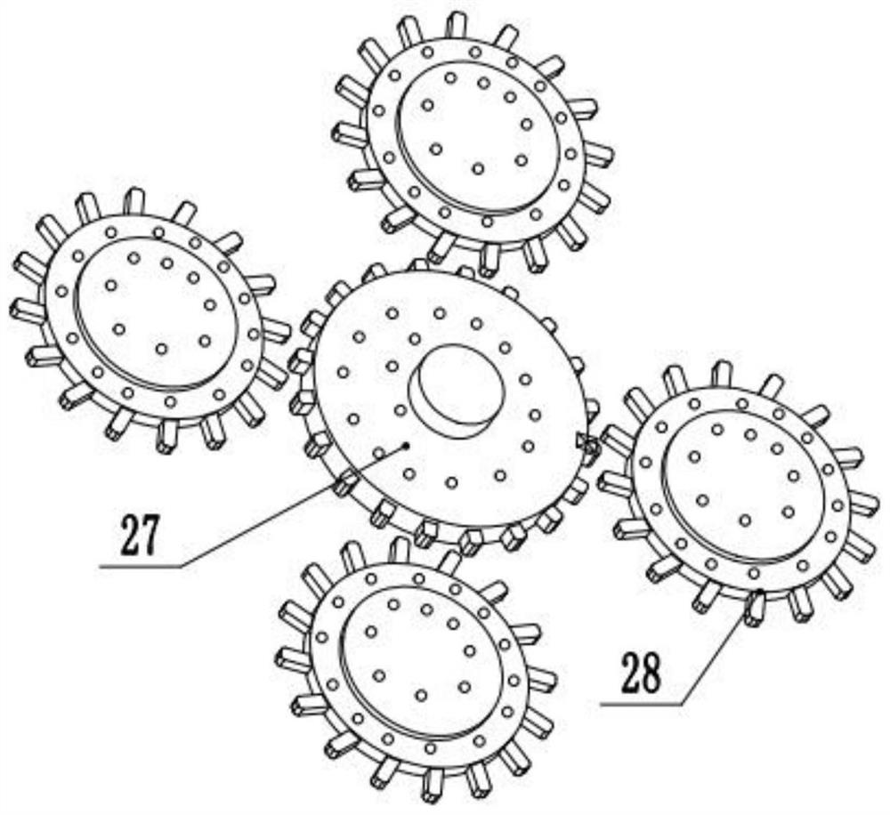 Rotary drying device for cleaning inner and outer rings of bearing