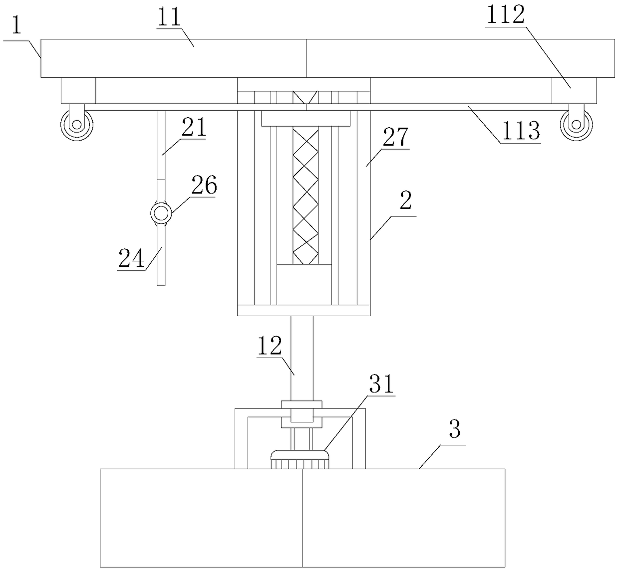 Chemical fiber fabric rapid desizing device and using method thereof