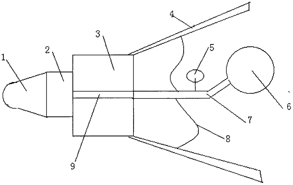 Cleaning device for gynaecology and obstetrics