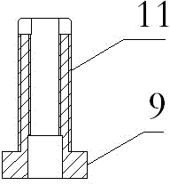 Heat-collecting pipe support of groove-type solar-energy heat collector