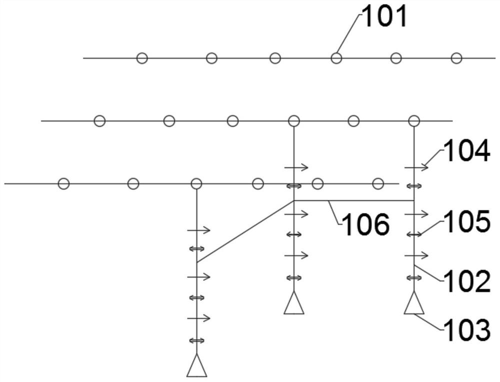 Ecological restoration system and method for eutrophication of reservoir water