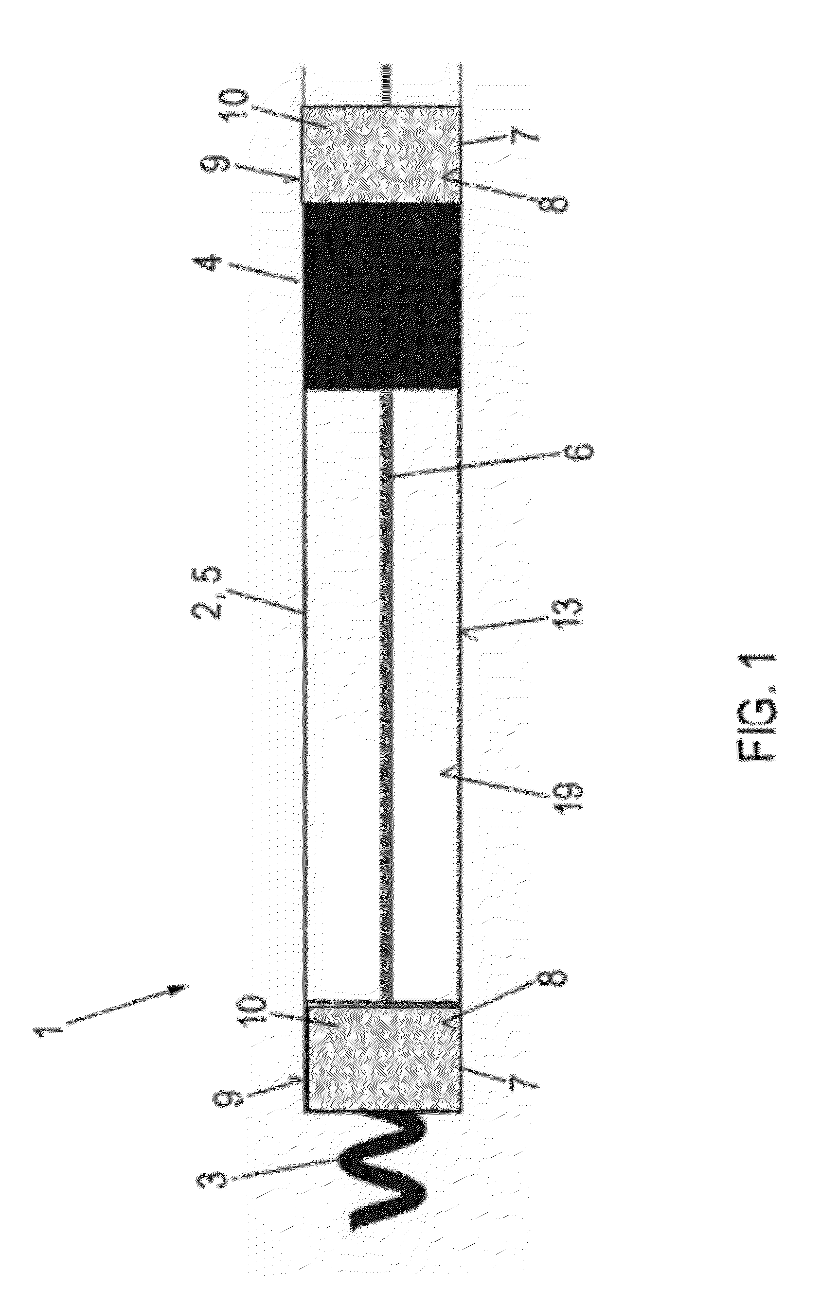 Implantable electrode lead and hydrogel sensor