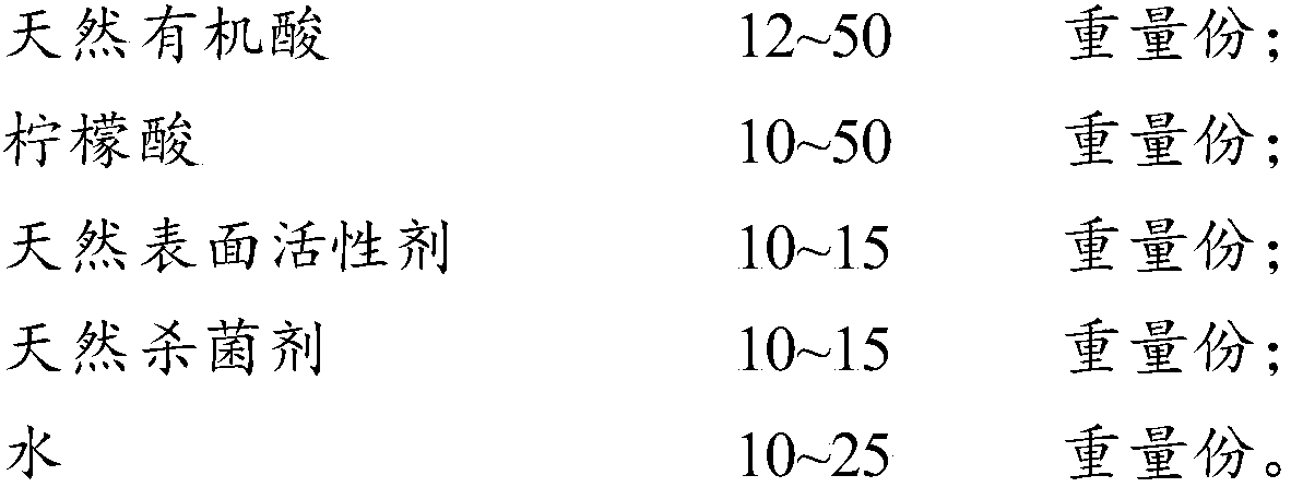 Drinking water pipe cleaning agent, and cleaning and maintenance methods of drinking water pipe