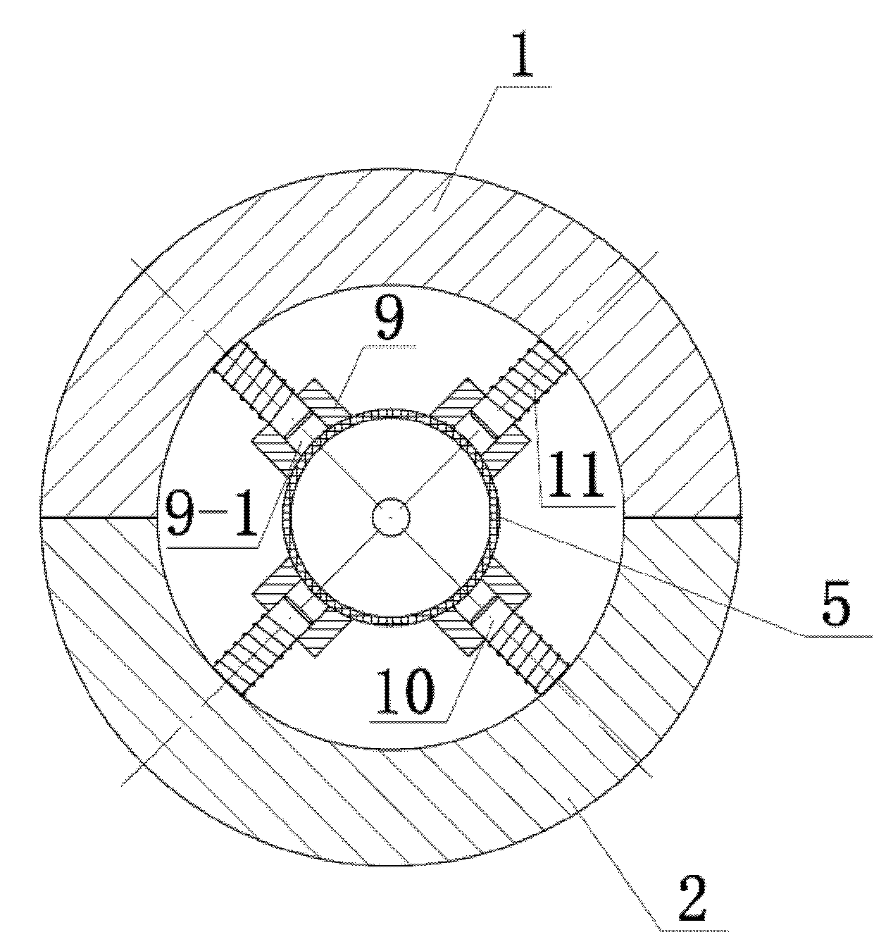 Magnetic control blood vessel robot for cleaning thrombus