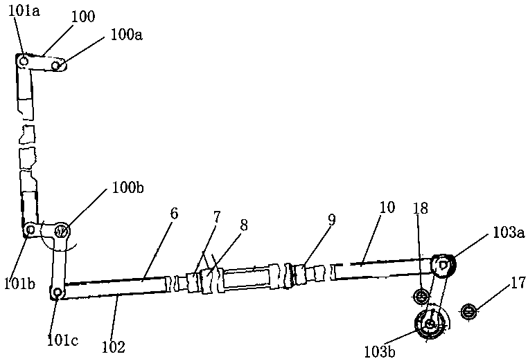 Linkage mechanism and safety door manual unlocking device