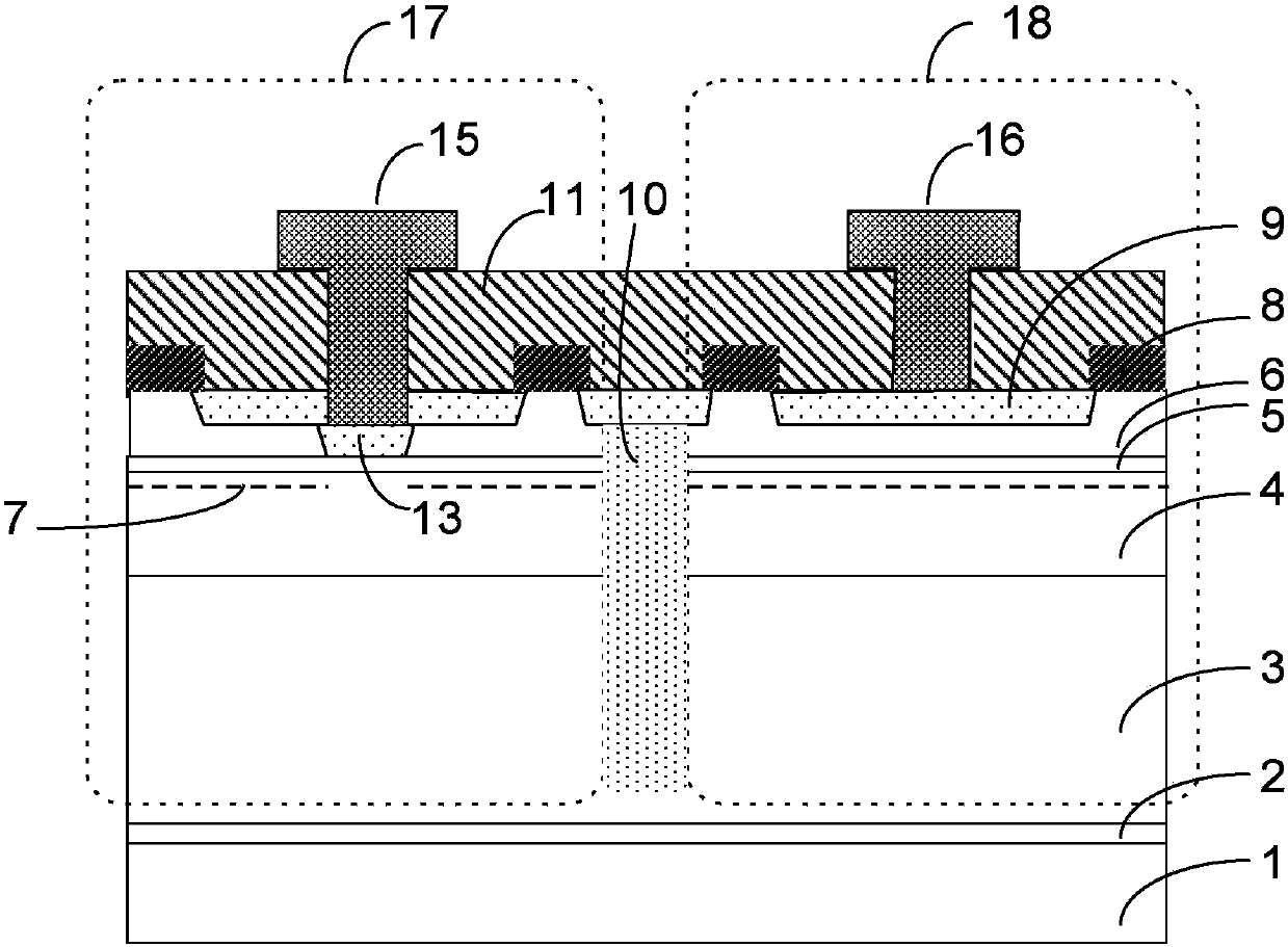 A preparation method of gan E/D integrated device based on secondary oxidation method