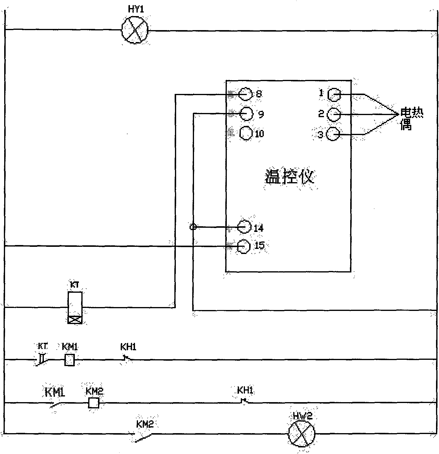 Automatic temperature control device for cooling tower fan