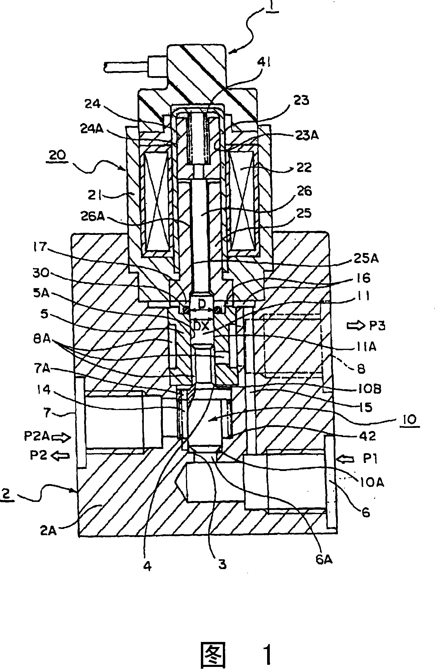 Seal structure and control valve using the same