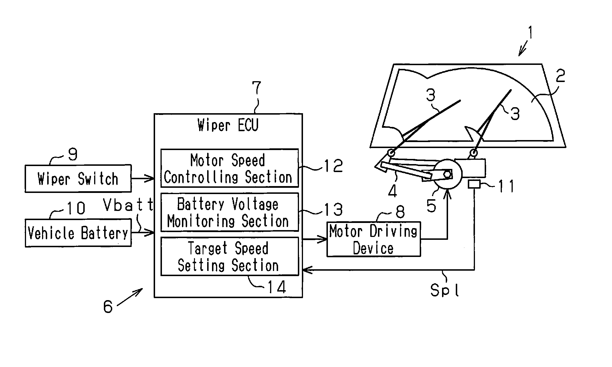 Wiper control device