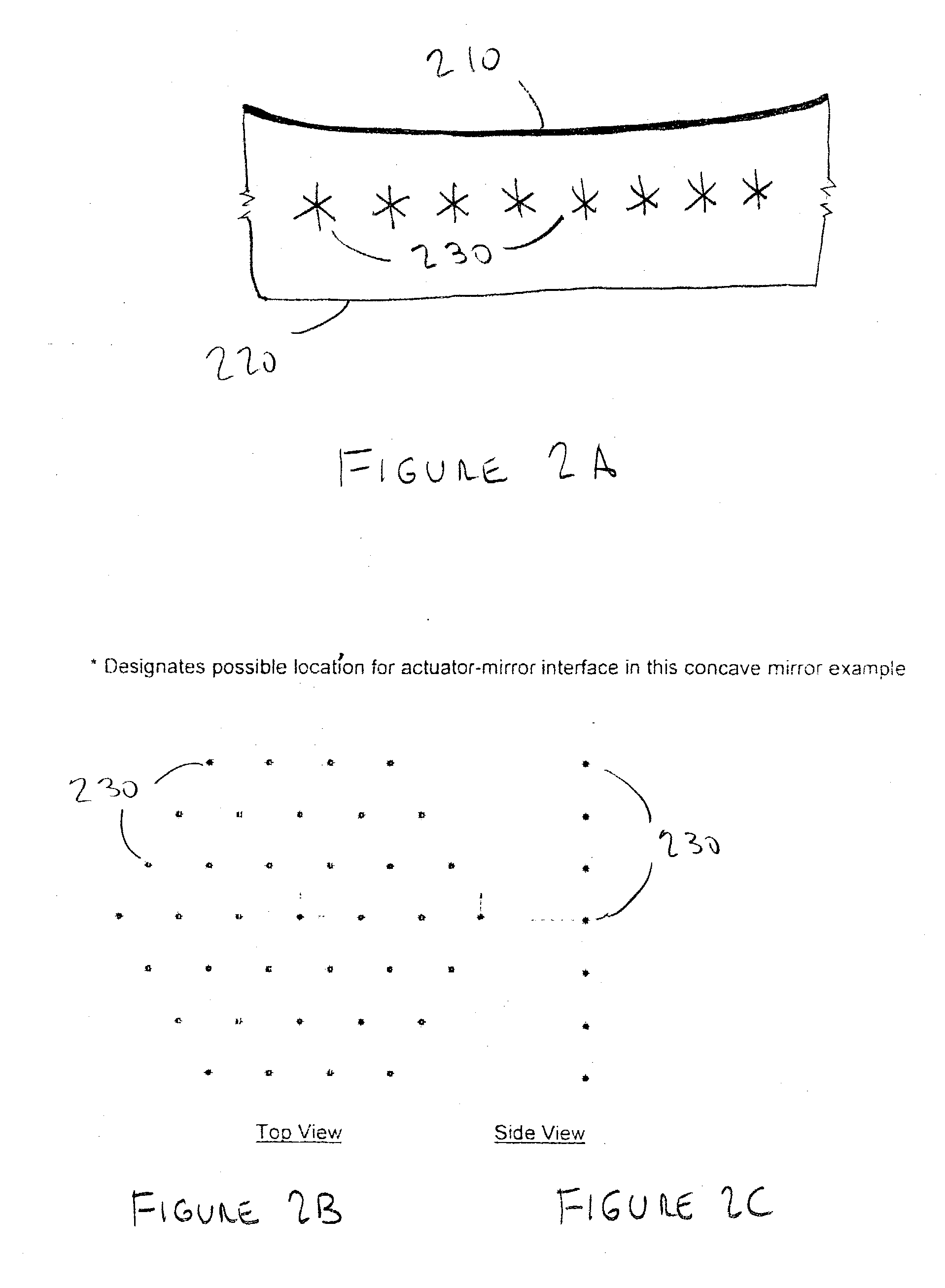 Adaptive optic with discrete actuators for continuous deformation of a deformable mirror system