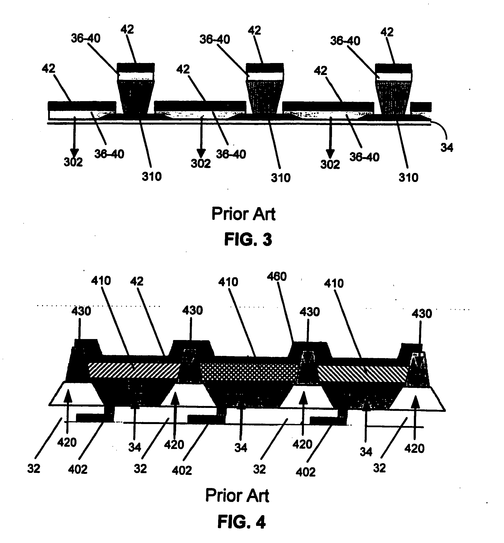 Deposition of permanent polymer structures for OLED fabrication