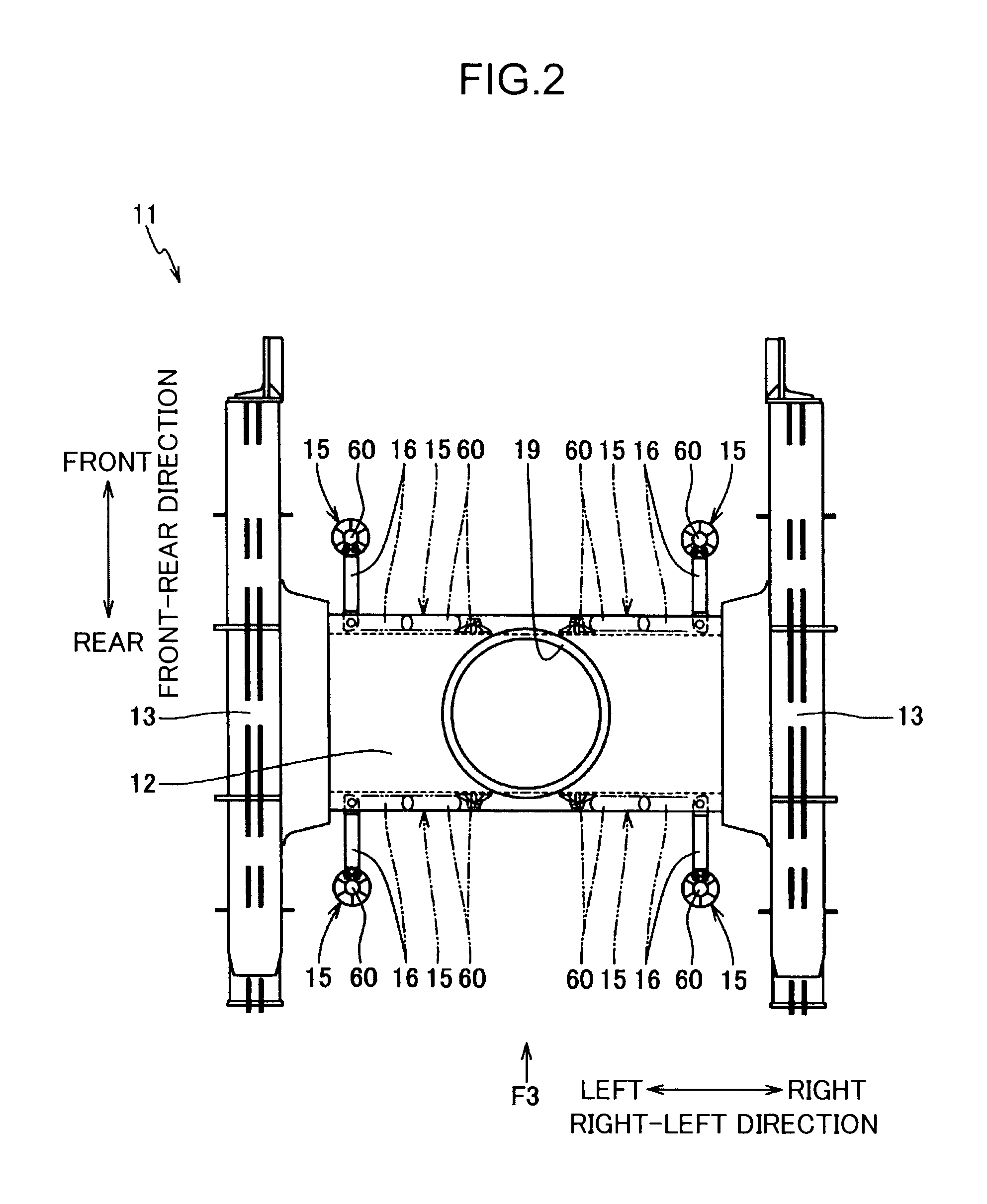 Mobile crane having counterweight