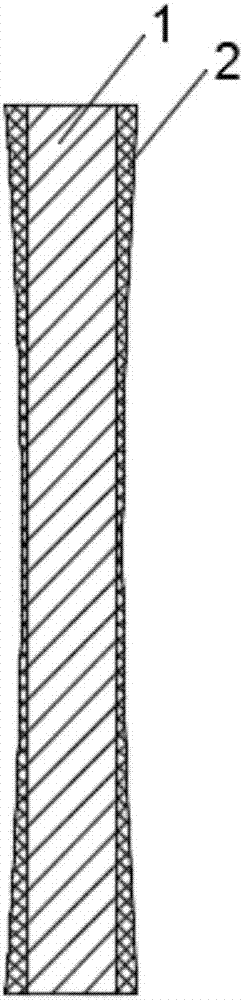 Film lens and preparation process thereof