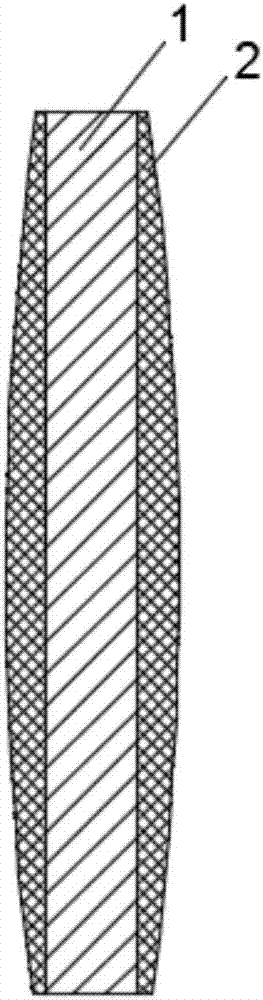 Film lens and preparation process thereof