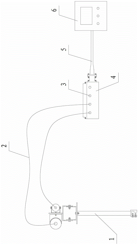 A controllable test platform used in a simulated hydraulic test device