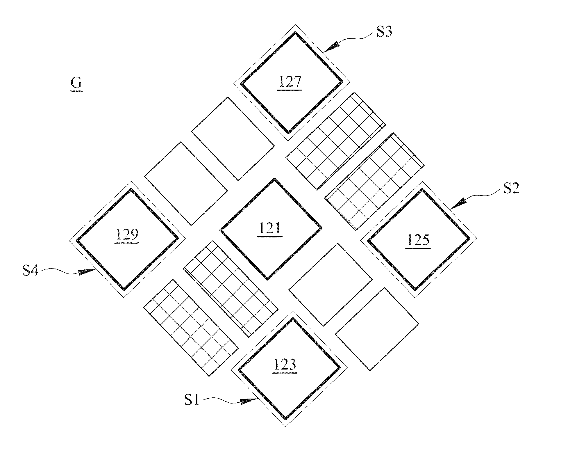 Display panel and pixel array thereof