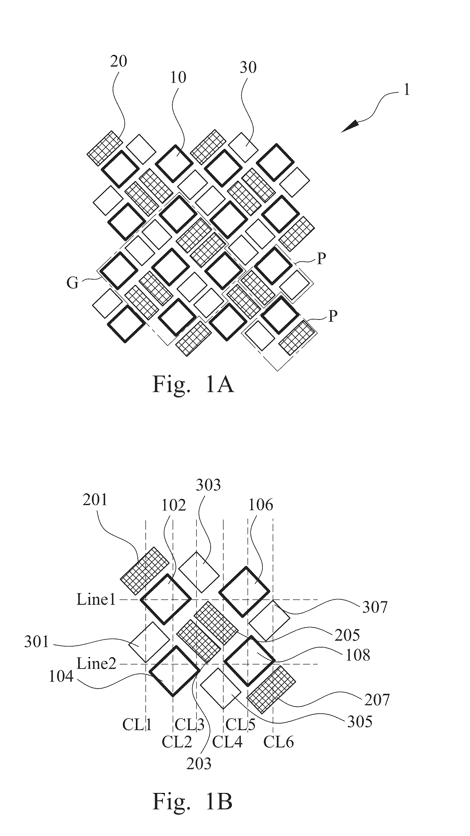 Display panel and pixel array thereof