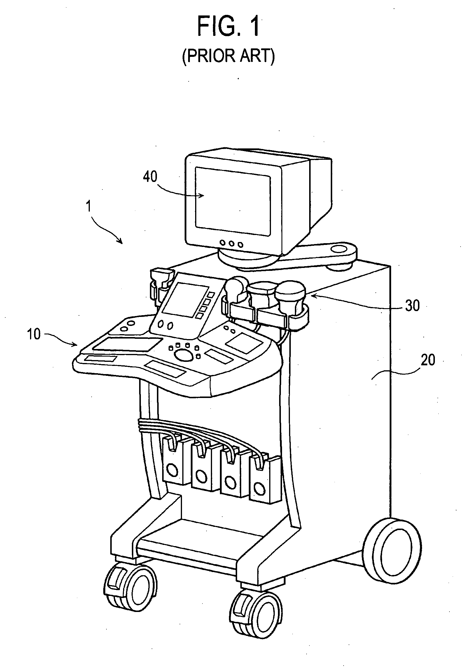 Control panel for use in an ultrasonic diagnostic apparatus