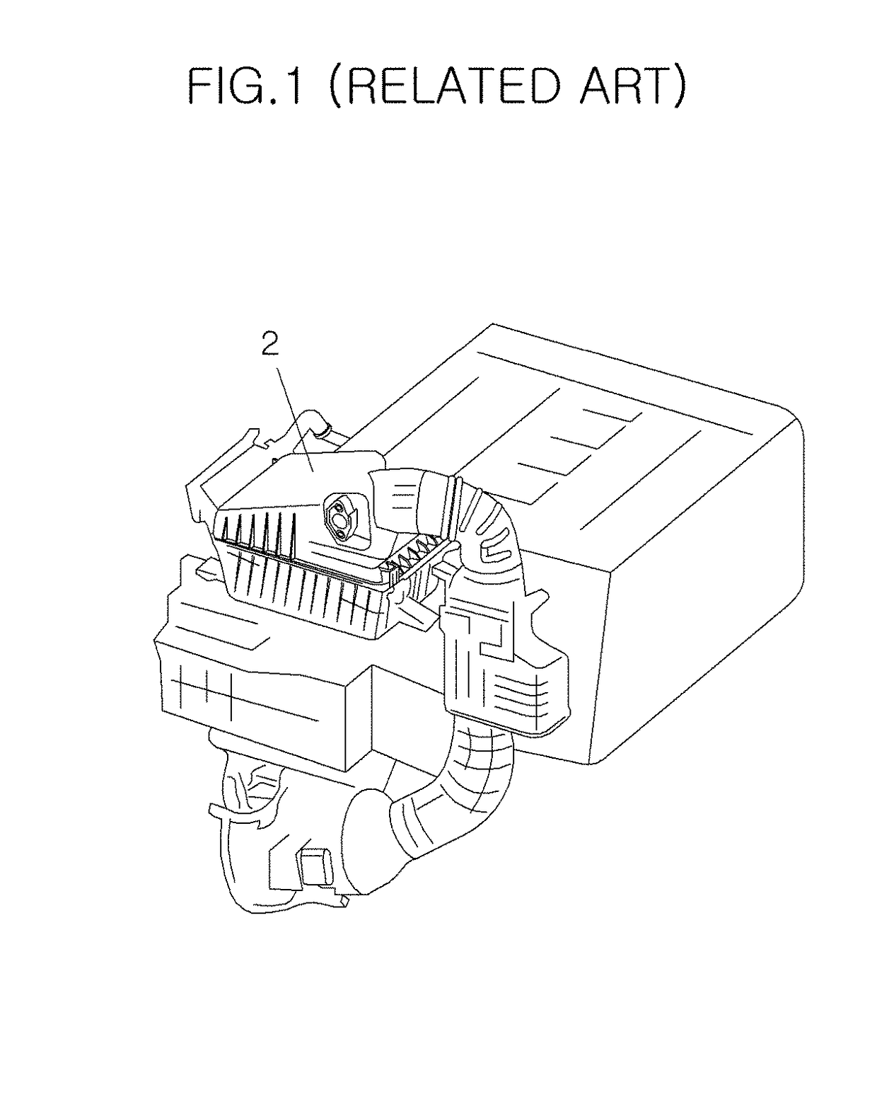 Air filter for fuel cell vehicle