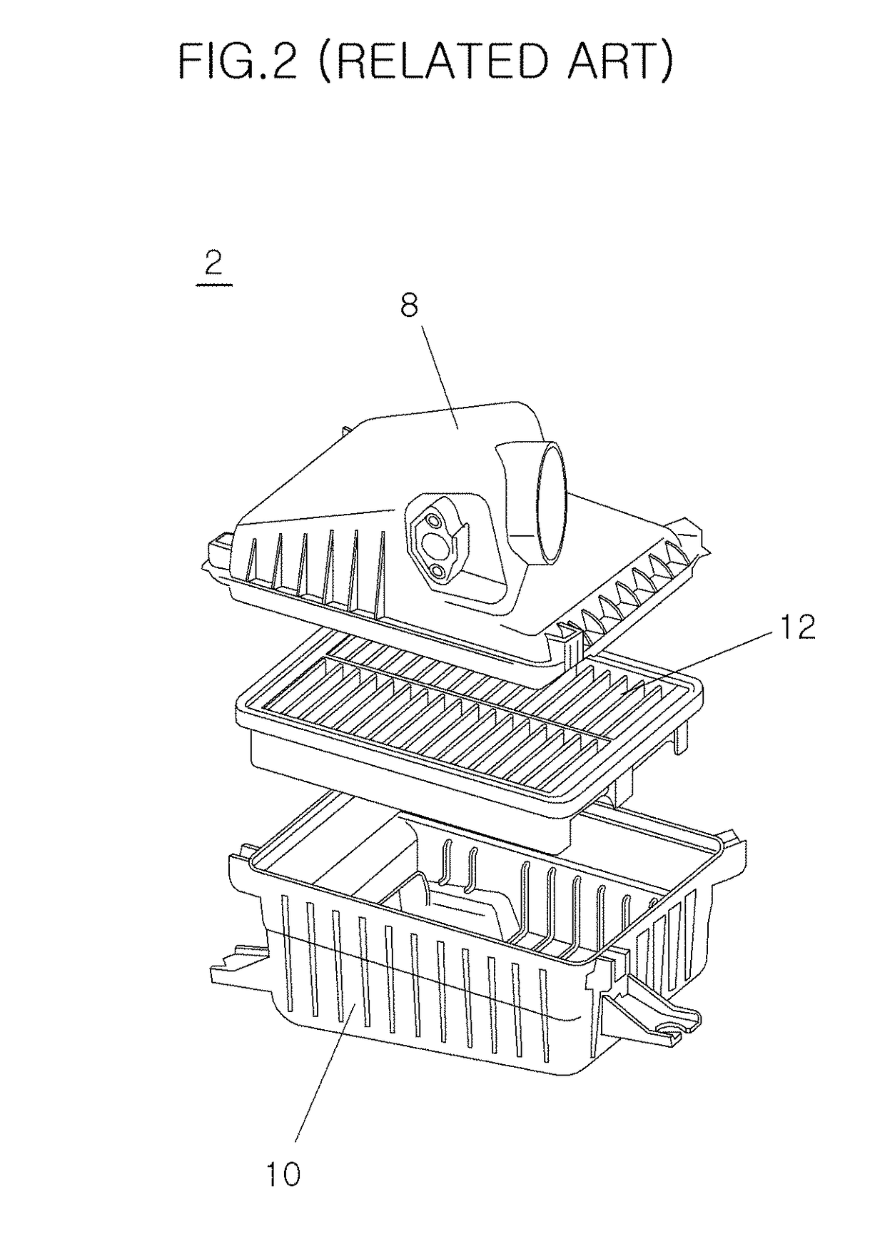 Air filter for fuel cell vehicle