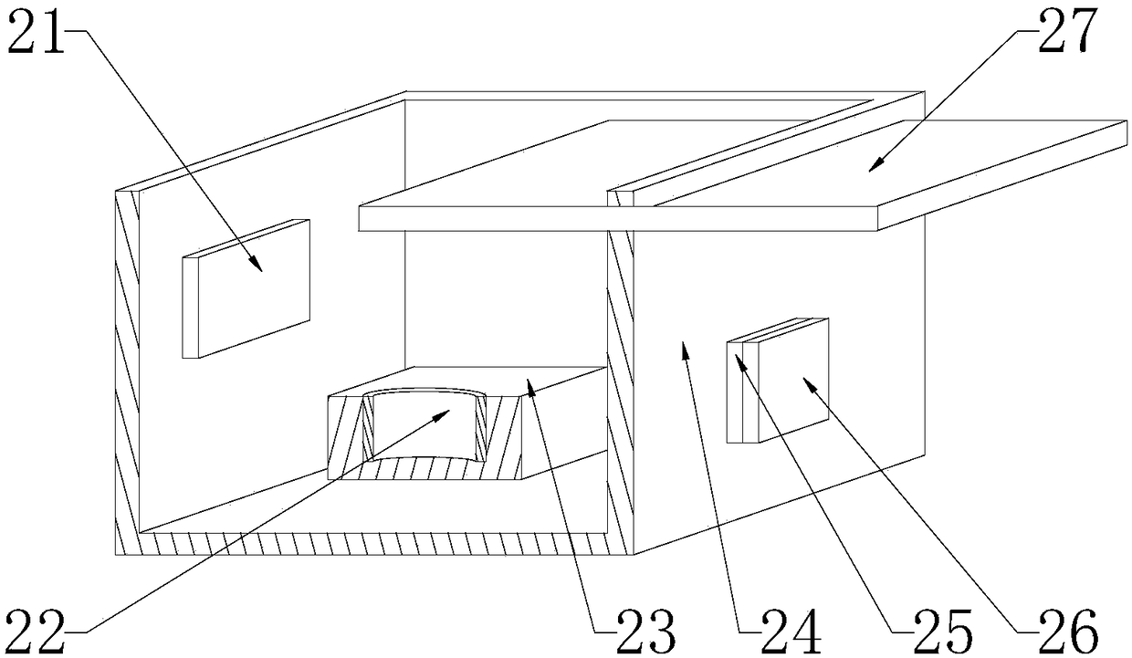 Sampling detection device for LED energy saving lamp production line