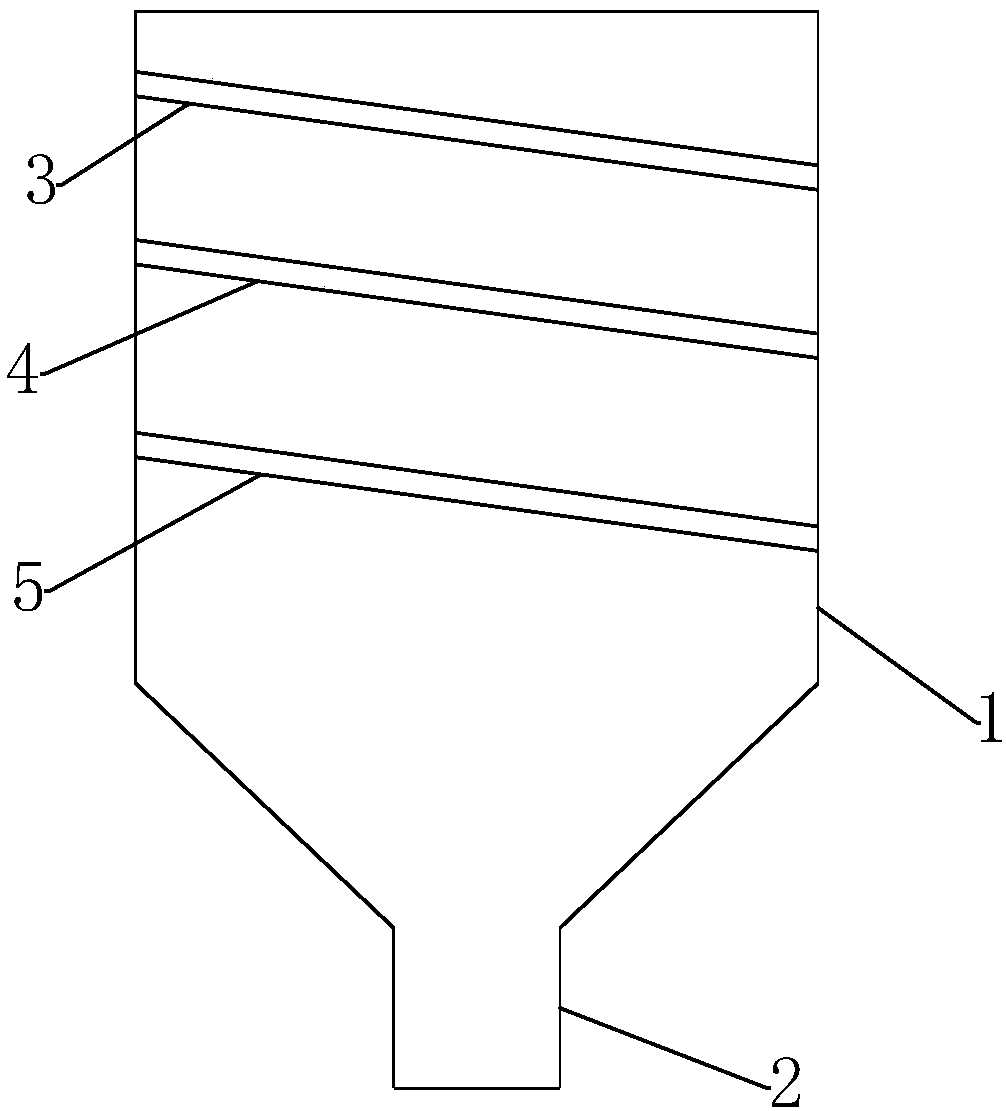 Feeding impurity-removing device