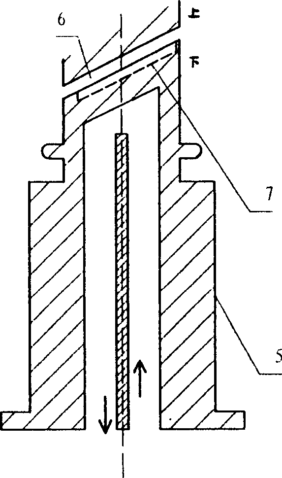 Malposition type bottle cover and mould core