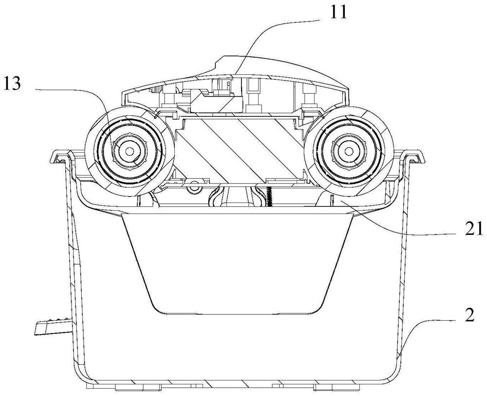 Self-cleaning method of surface cleaning system