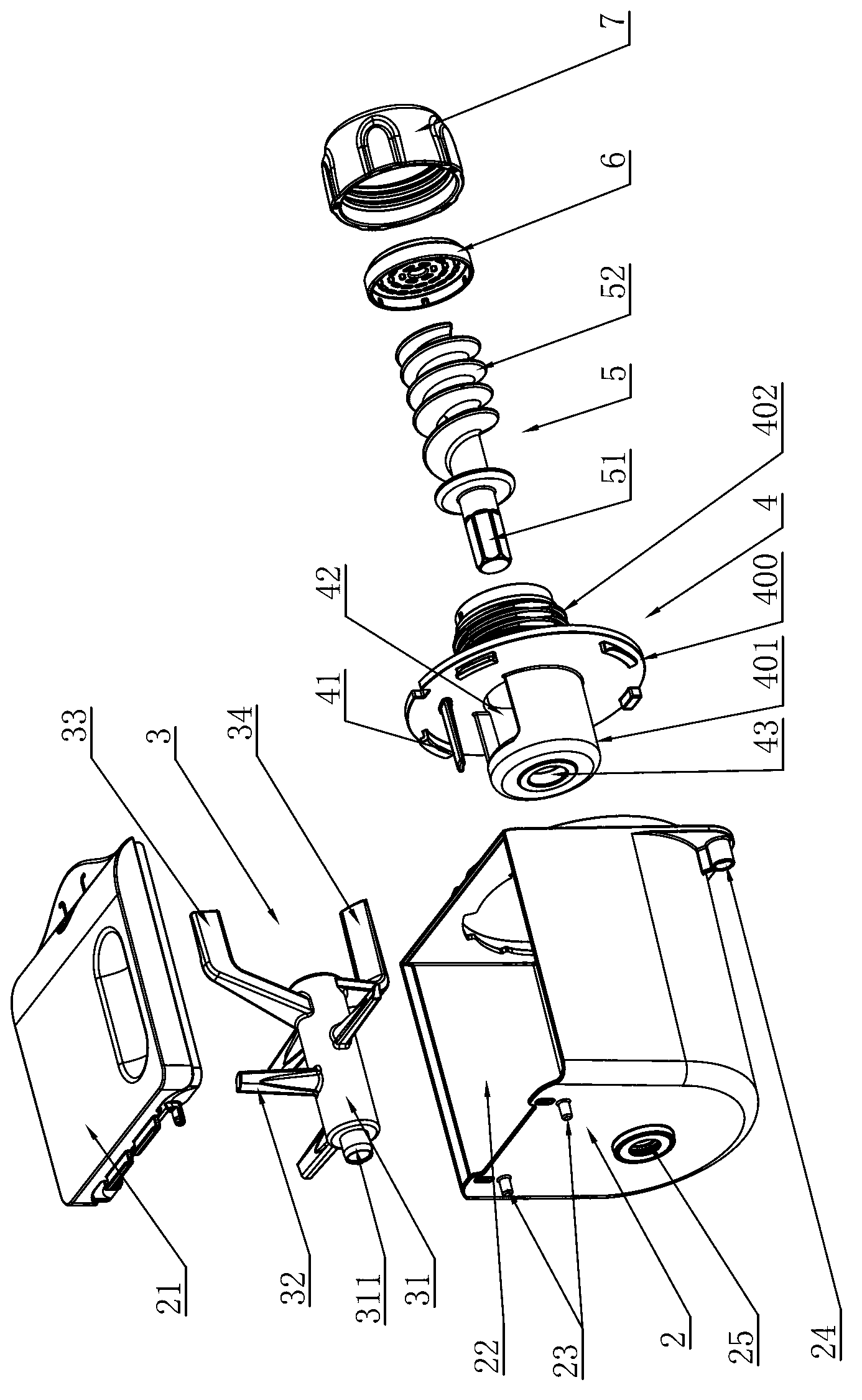 Noodle machine with rapid machining