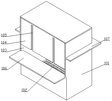 Suspended garbage cleaning device for water conservancy project